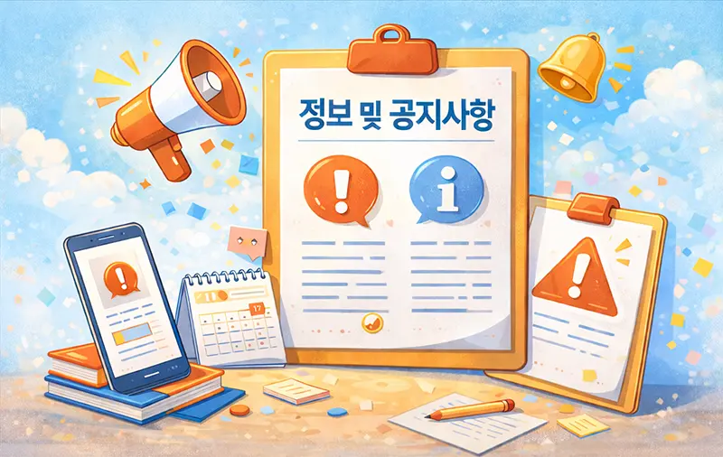 중요정보안내